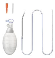Набор для дренирования ран  (Силиконовый резервуар  100 мл; катетер силиконовый круглый с перфорацией ,стилет 12 Fr, длиной 15 см; коннектор XS)